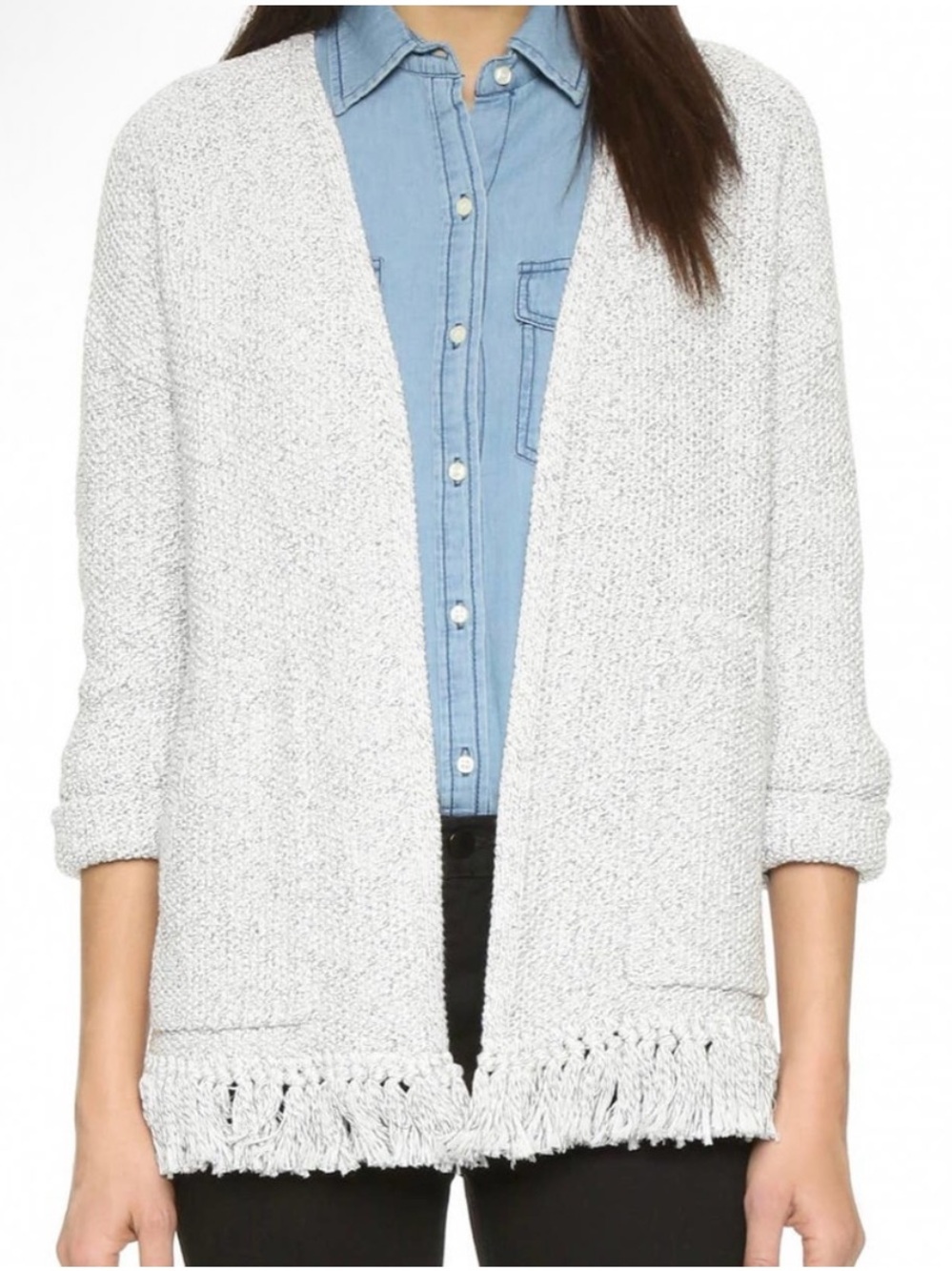 Madewell Mementos Fringe Sweater